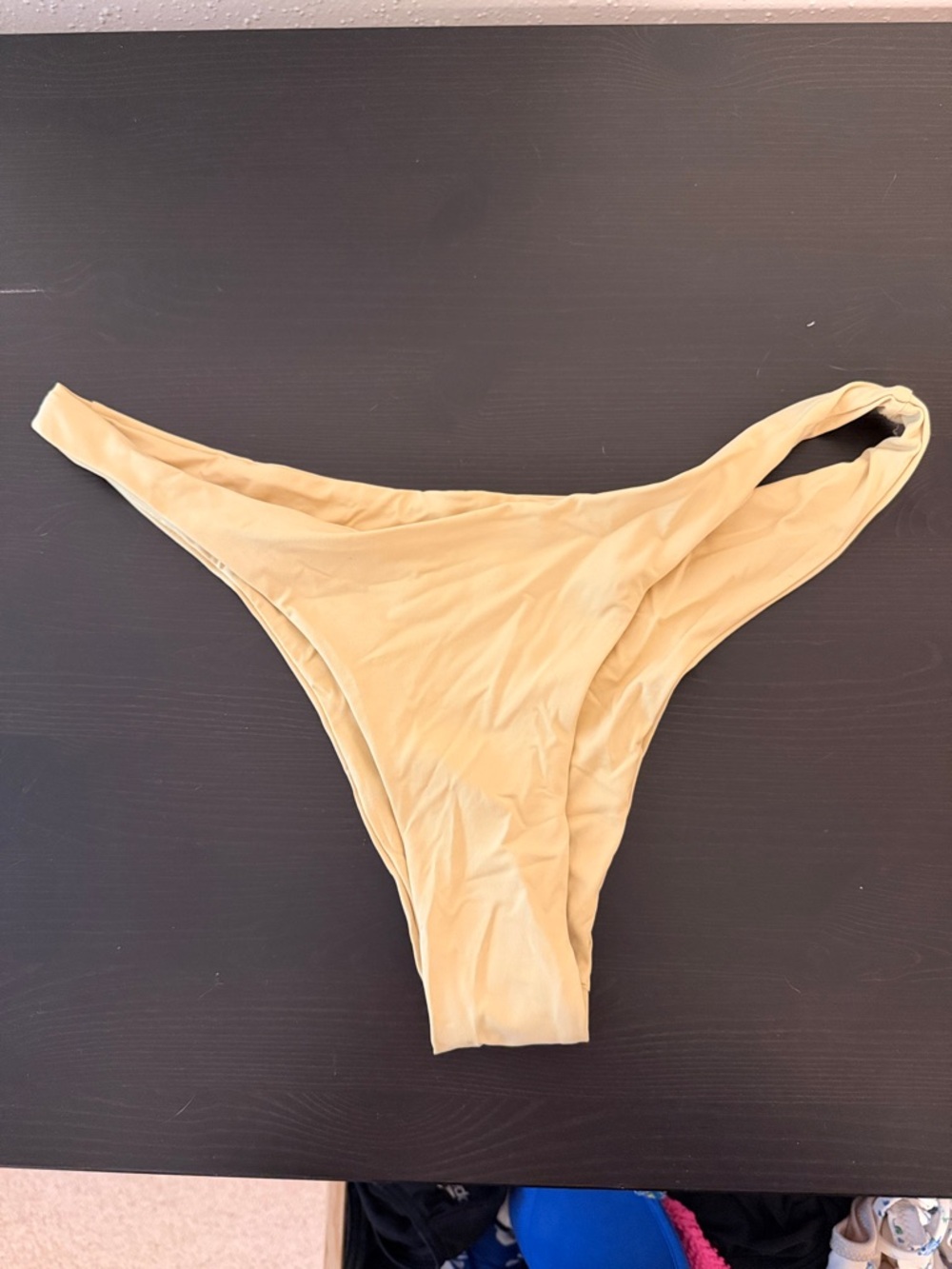 High-Cut Women's Bikini Bottom in Beige